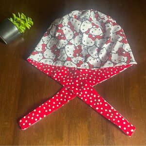 Hello Kitty Skull Surgical Doctor Nurse Scrub Cap